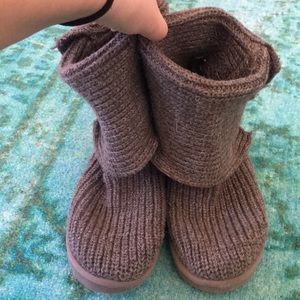 Grey Classic Cardy UGGS Size 7